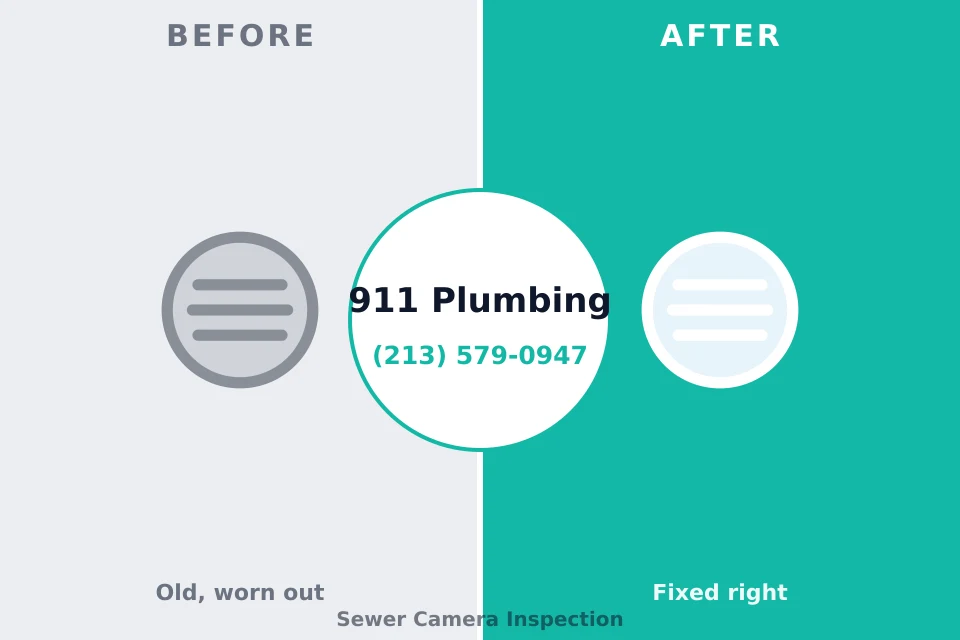 Before and after: plumbing company Kanab, UT